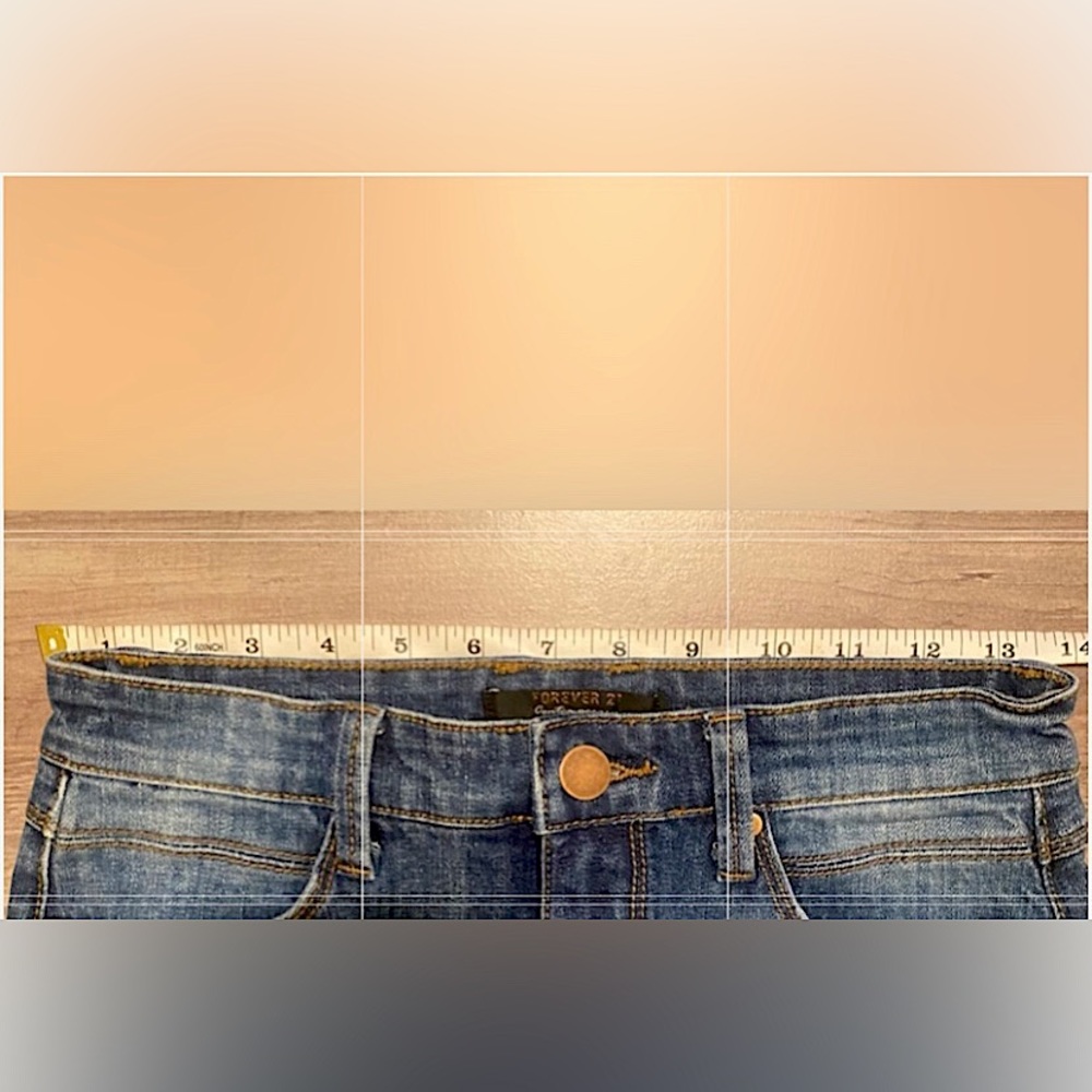 Forever 21 Blue Jean Mini Skirt - Picture 5 of 5